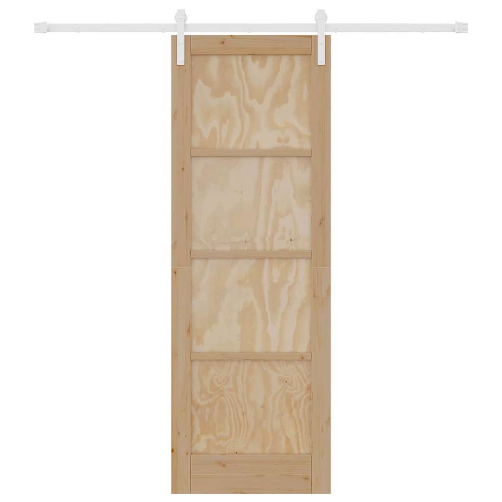 Schuifdeur Natuurlijk en wit 73.5 x 211 cm