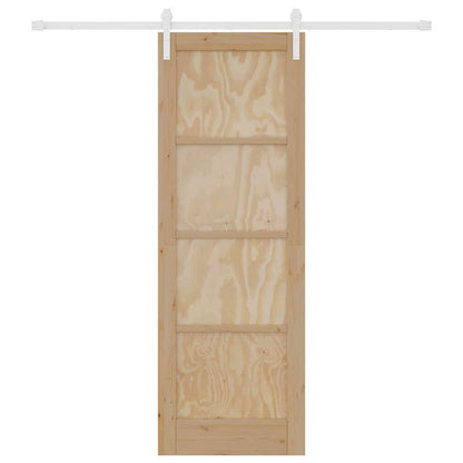 Schuifdeur Natuurlijk en wit 73.5 x 211 cm