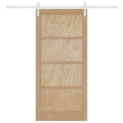 Schuifdeur Natuurlijk en wit 93 x 202 cm