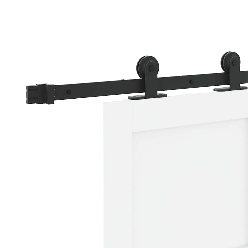 Schuifdeurset Wit en zwart 61 x 198,5 cm