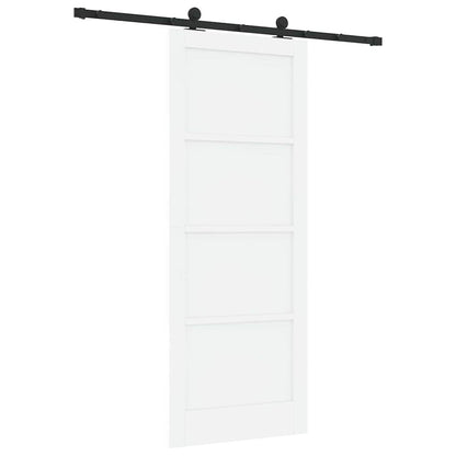 Schuifdeurset Wit en zwart 83 x 211 cm