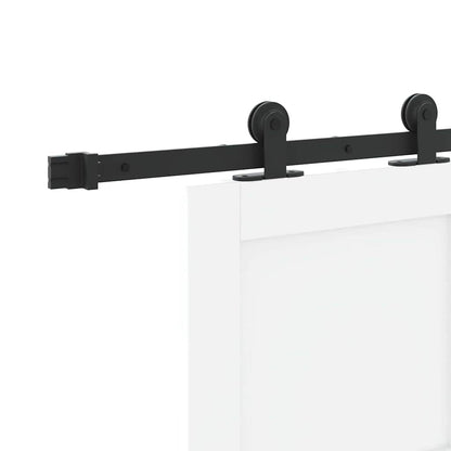 Schuifdeurset Wit en zwart 93 x 232 cm