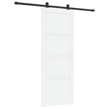 Schuifdeurset Wit en zwart 83 x 211 cm