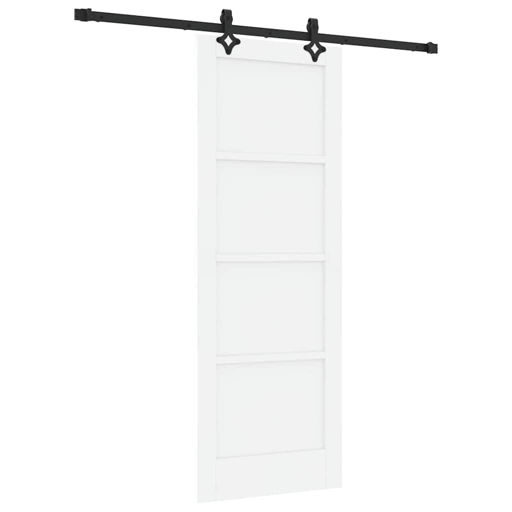 Schuifdeur Wit en zwart 73.5 x 198.5 cm