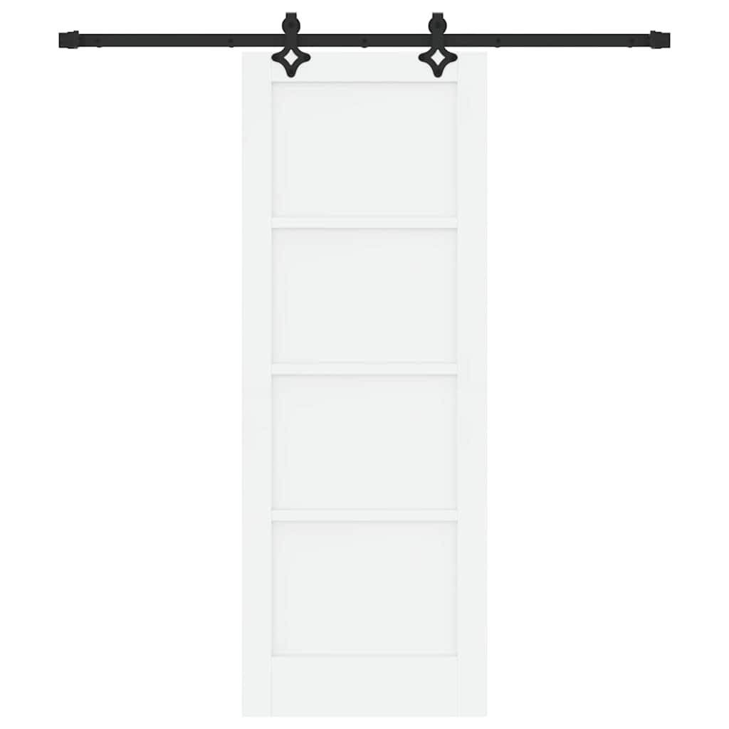 Schuifdeur Wit en zwart 73.5 x 198.5 cm