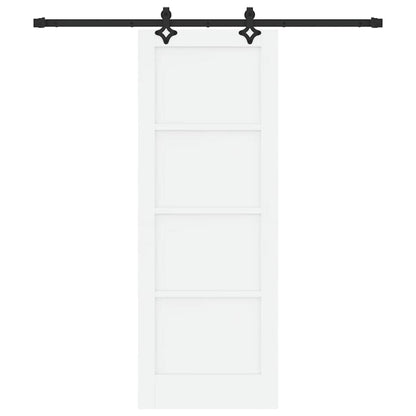 Schuifdeur Wit en zwart 73.5 x 198.5 cm