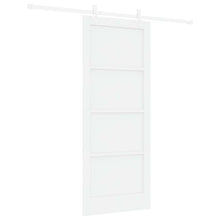 Schuifdeur Wit 83 x 202 cm Massief grenenhout