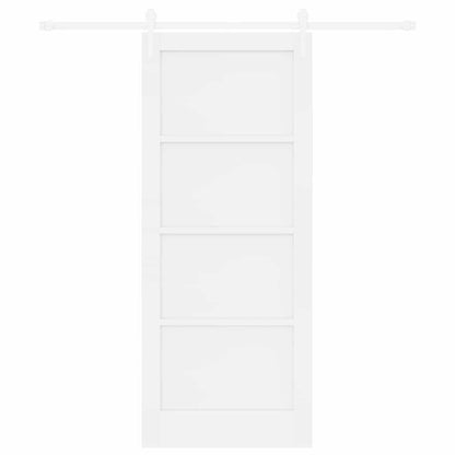 Schuifdeur ORKDAL Wit 83 x 202 cm Massief grenenhout