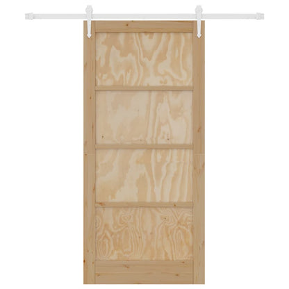 Schuifdeur Anders ORKDAL Natuurlijk en wit 93 x 202 cm