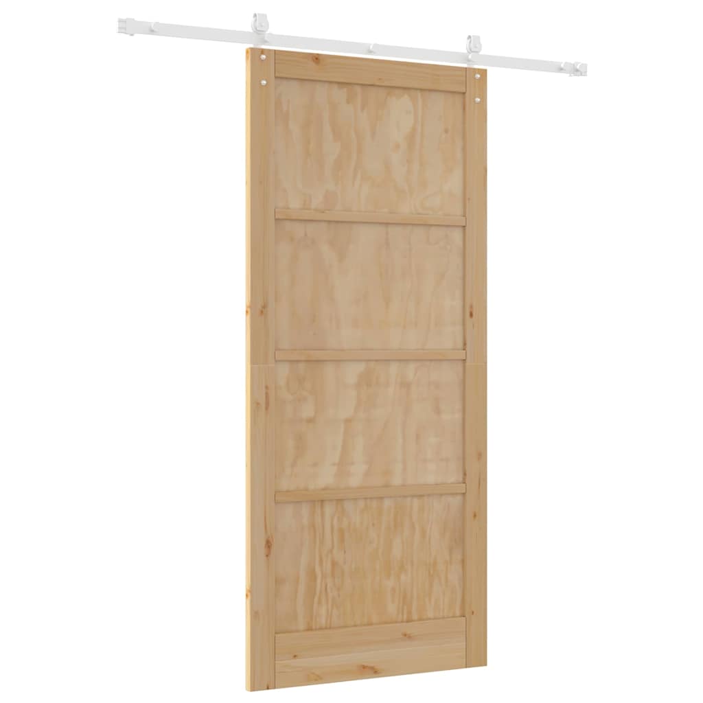 Schuifdeur Anders ORKDAL Natuurlijk en wit 93 x 211 cm