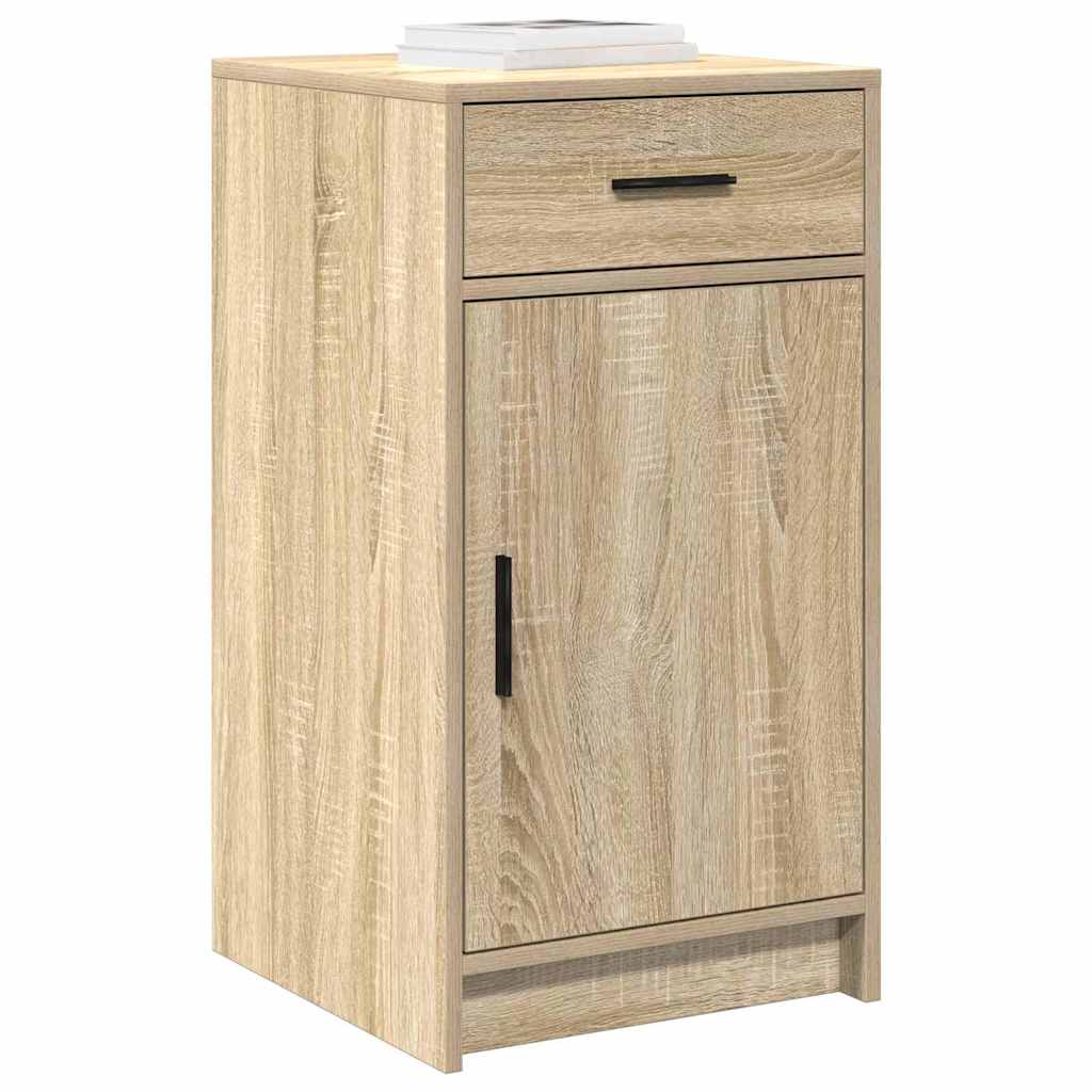 Dressoir met lade Sonoma Eiken 40 x 40,5 x 75 cm Bewerkt hout