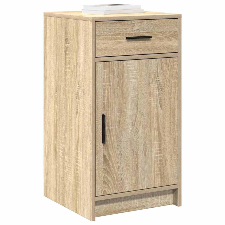 Dressoir met lade Sonoma Eiken 40 x 40,5 x 75 cm Bewerkt hout