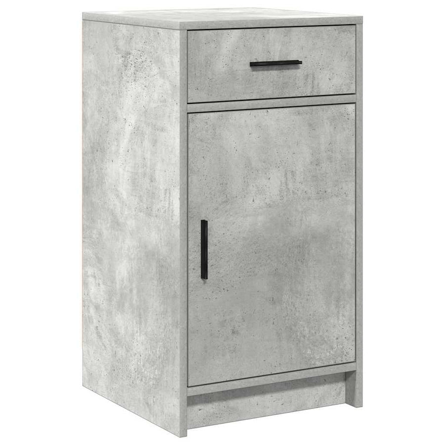 Dressoir met lade Beton Grijs 40 x 40,5 x 75 cm Bewerkt hout