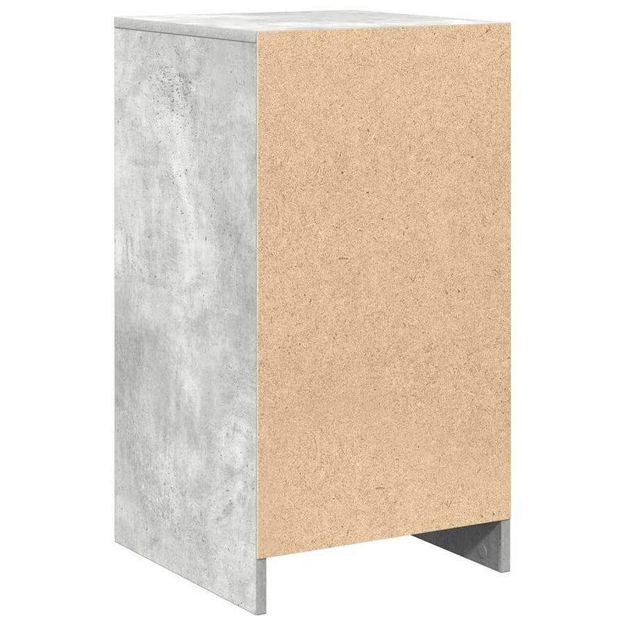 Dressoir met lade Beton Grijs 40 x 40,5 x 75 cm Bewerkt hout