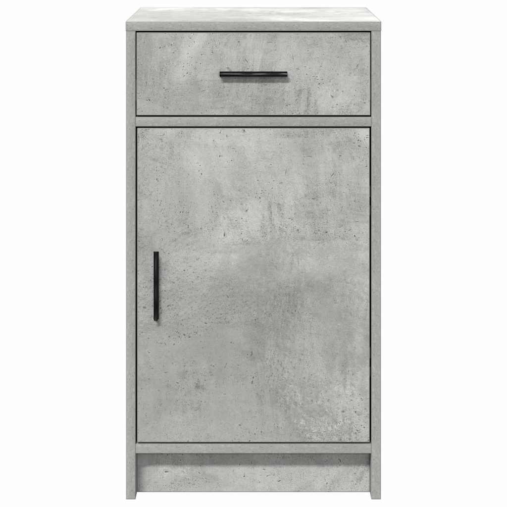 Dressoir met lade Beton Grijs 40 x 40,5 x 75 cm Bewerkt hout