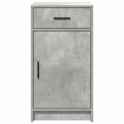 Dressoir met lade Beton Grijs 40 x 40,5 x 75 cm Bewerkt hout