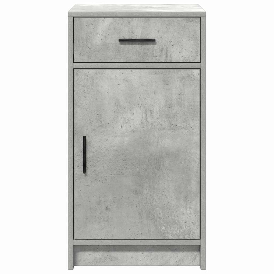 Dressoir met lade Beton Grijs 40 x 40,5 x 75 cm Bewerkt hout