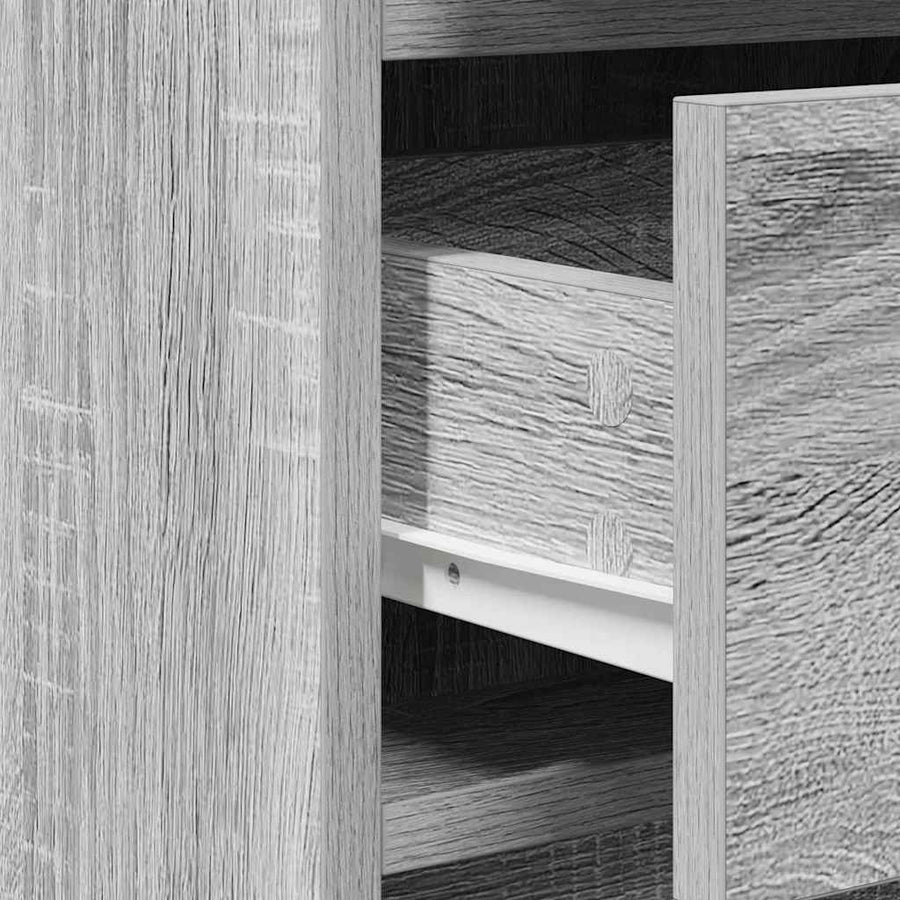 Dressoir met lade Grijs Sonoma 40 x 40,5 x 75 cm Bewerkt hout