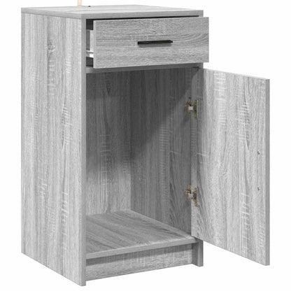 Dressoir met lade Grijs Sonoma 40 x 40,5 x 75 cm Bewerkt hout