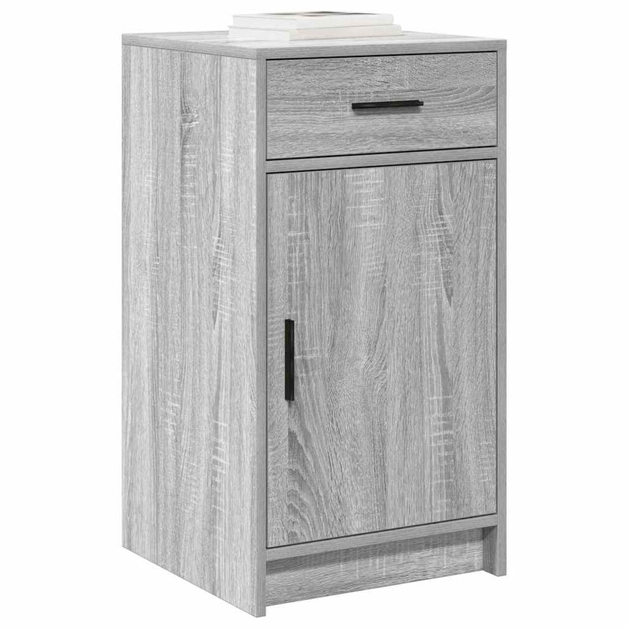Dressoir met lade Grijs Sonoma 40 x 40,5 x 75 cm Bewerkt hout