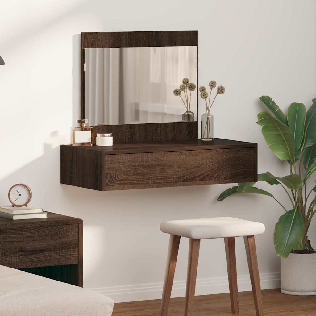 Plafondtafel met lade Bruin 83 x 40 x 70 cm Bewerkt hout