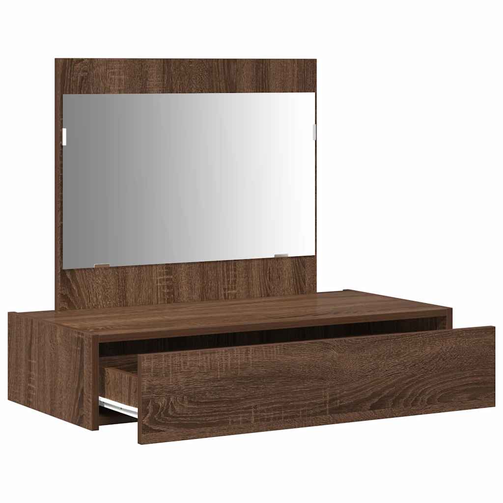Plafondtafel met lade Bruin 83 x 40 x 70 cm Bewerkt hout