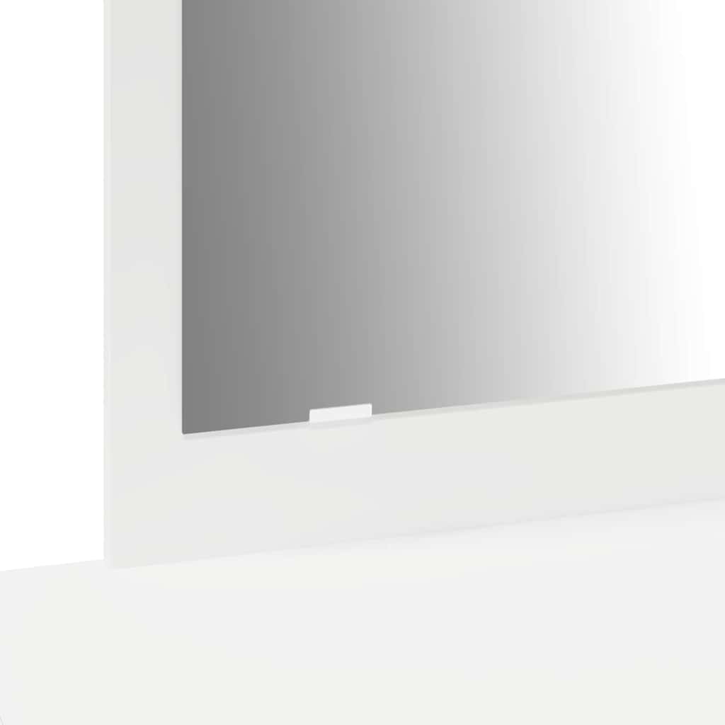Plafondtafel met lade Wit 100 x 40 x 70 cm Bewerkt hout