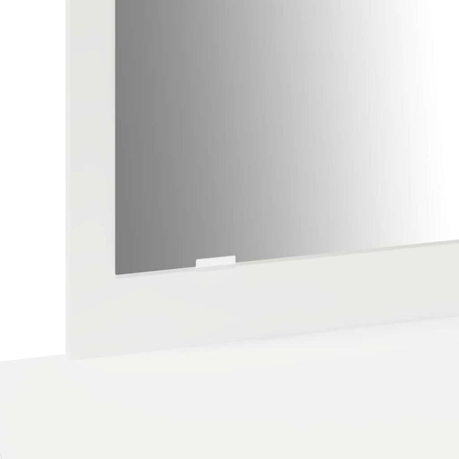 Plafondtafel met lade Wit 100 x 40 x 70 cm Bewerkt hout