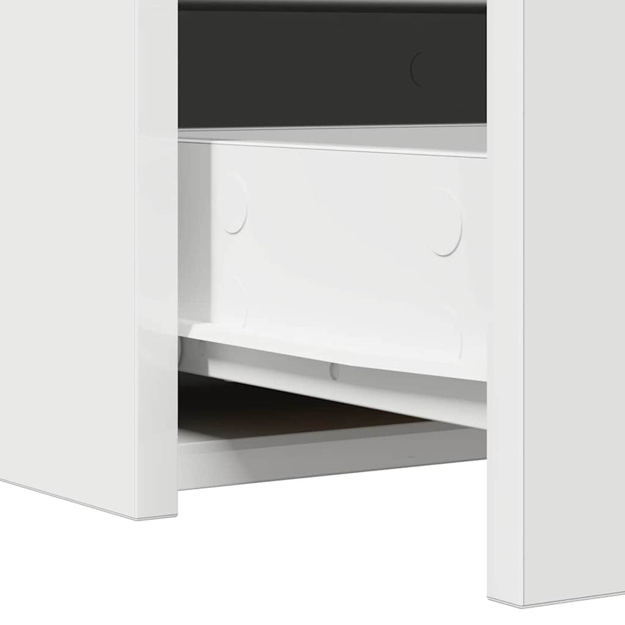 Plafondtafel met lade Wit 100 x 40 x 70 cm Bewerkt hout