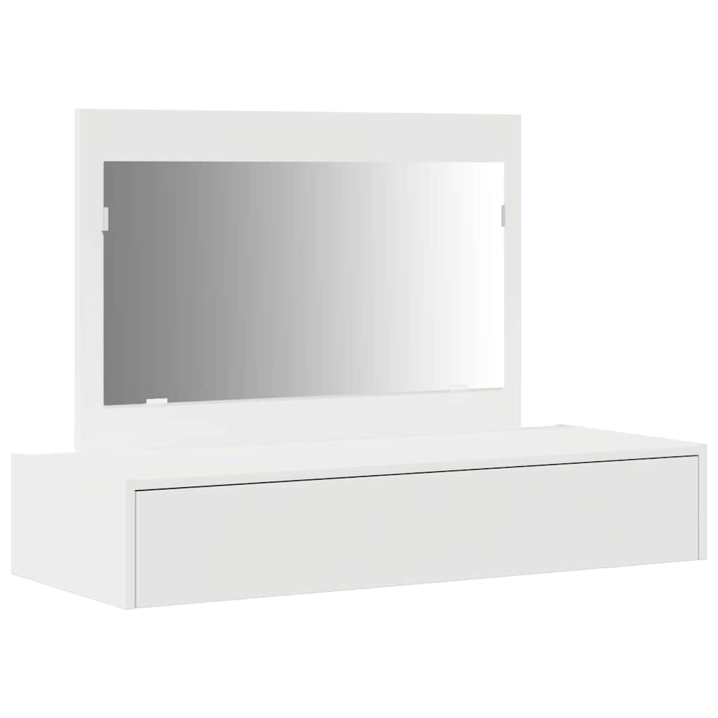 Plafondtafel met lade Wit 100 x 40 x 70 cm Bewerkt hout
