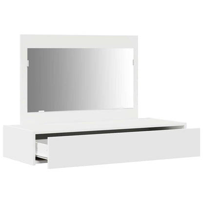 Plafondtafel met lade Wit 100 x 40 x 70 cm Bewerkt hout