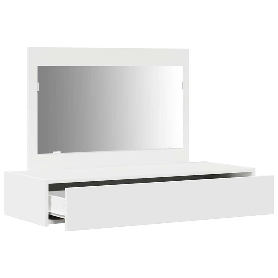Plafondtafel met lade Wit 100 x 40 x 70 cm Bewerkt hout
