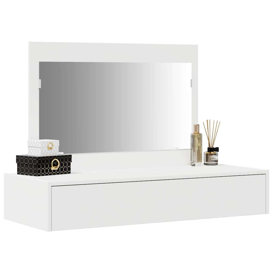 Plafondtafel met lade Wit 100 x 40 x 70 cm Bewerkt hout