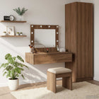 Ceiling table with drawer Brown 83 x 40 x 70 cm Engineered wood
