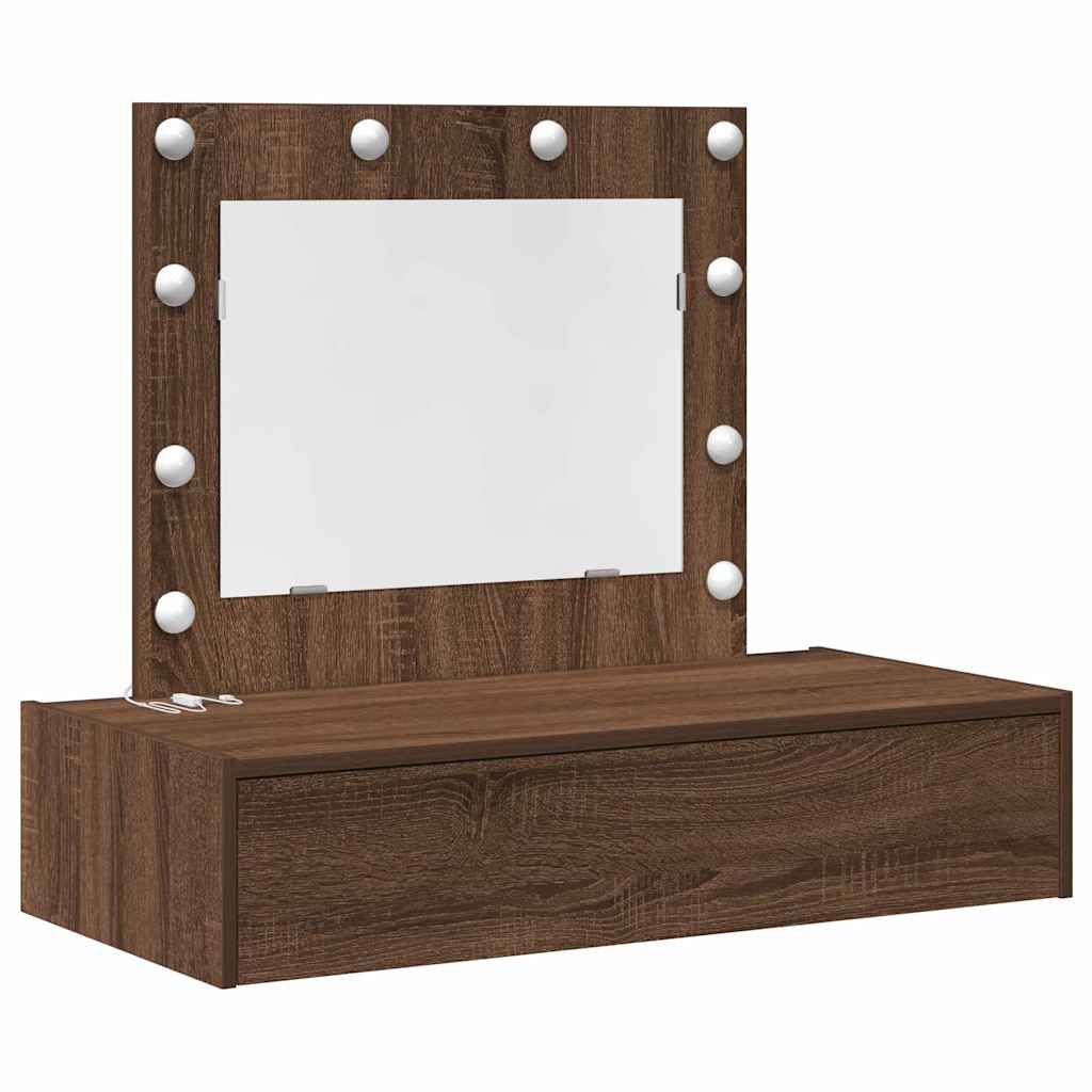 Plafondtafel met lade Bruin 83 x 40 x 70 cm Bewerkt hout