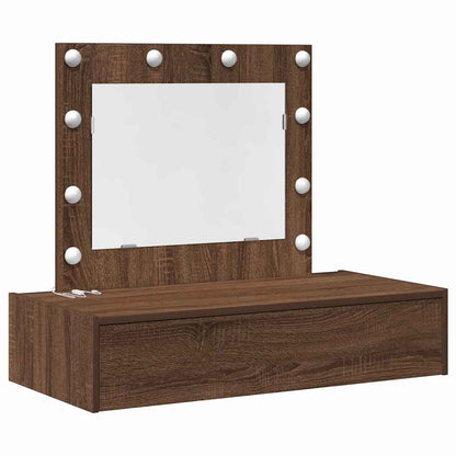 Plafondtafel met lade Bruin 83 x 40 x 70 cm Bewerkt hout