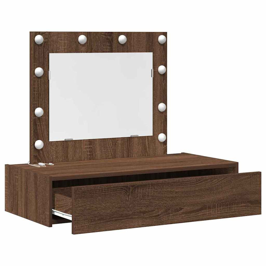 Plafondtafel met lade Bruin 83 x 40 x 70 cm Bewerkt hout