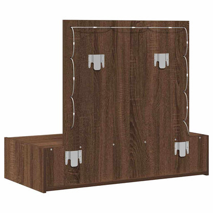 Plafondtafel met lade Bruin 83 x 40 x 70 cm Bewerkt hout
