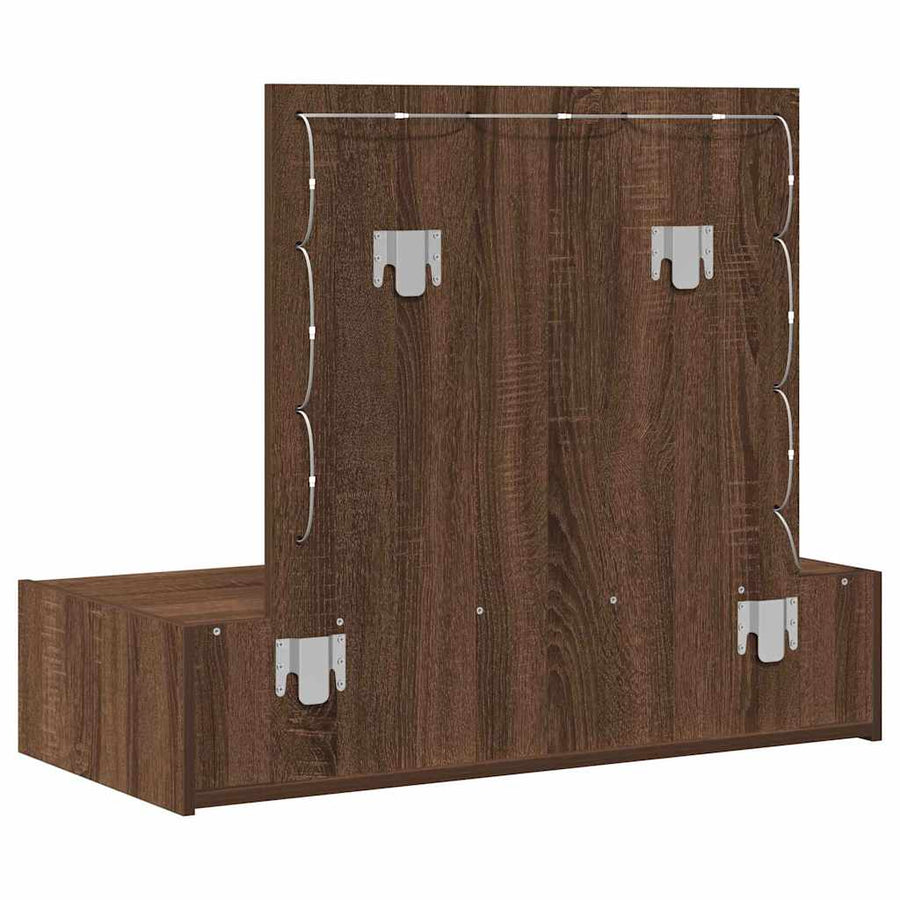 Plafondtafel met lade Bruin 83 x 40 x 70 cm Bewerkt hout