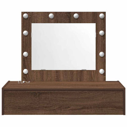 Plafondtafel met lade Bruin 83 x 40 x 70 cm Bewerkt hout