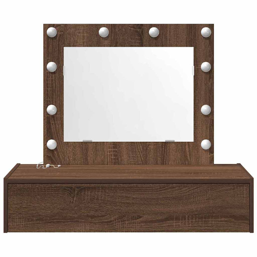 Plafondtafel met lade Bruin 83 x 40 x 70 cm Bewerkt hout