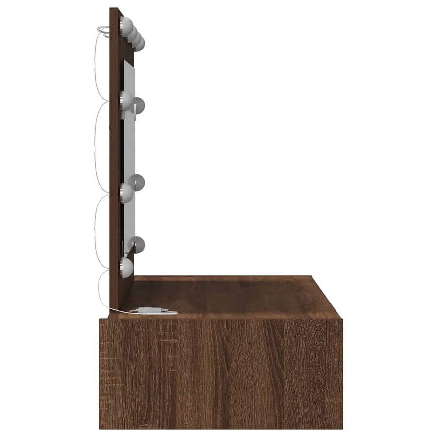 Plafondtafel met lade Bruin 83 x 40 x 70 cm Bewerkt hout