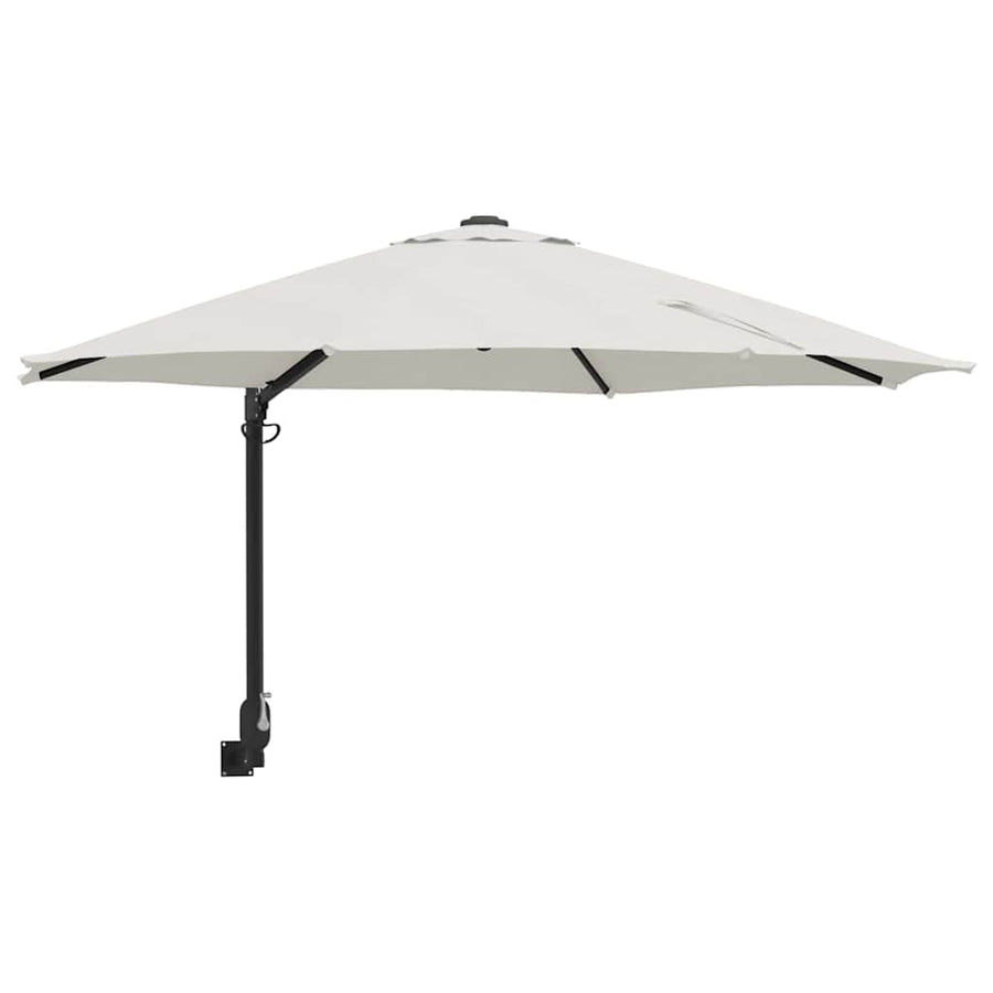 Tuinparasol Zand 248 x 248 x 148 cm Polyester en staal