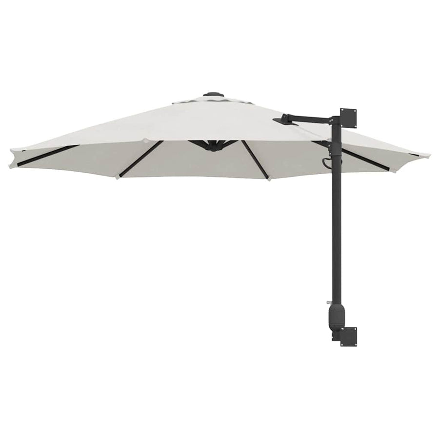 Tuinparasol Zand 248 x 248 x 148 cm Polyester en staal