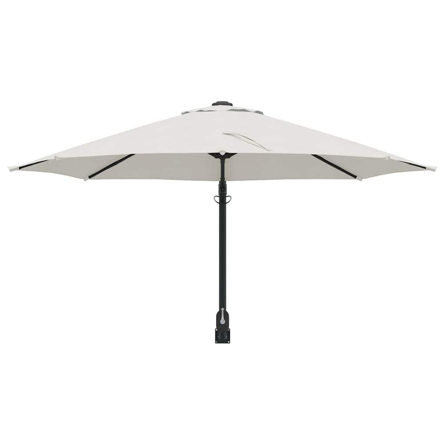 Tuinparasol Zand 248 x 248 x 148 cm Polyester en staal
