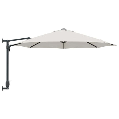 Tuinparasol Zand 248 x 248 x 148 cm Polyester en staal