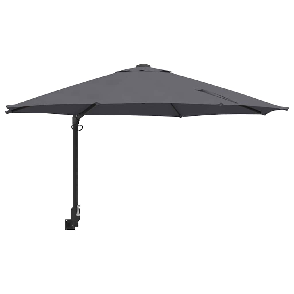 Tuinparasol Antraciet 248 x 248 x 148 cm Polyester en staal
