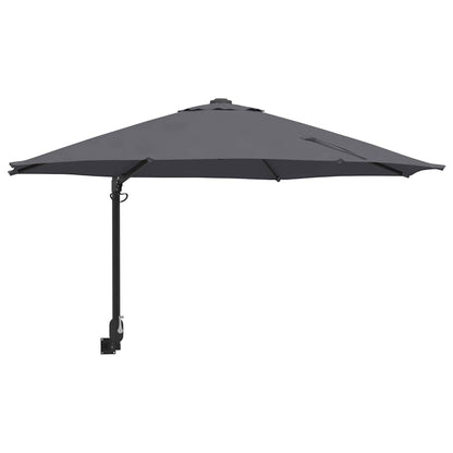 Tuinparasol Antraciet 248 x 248 x 148 cm Polyester en staal