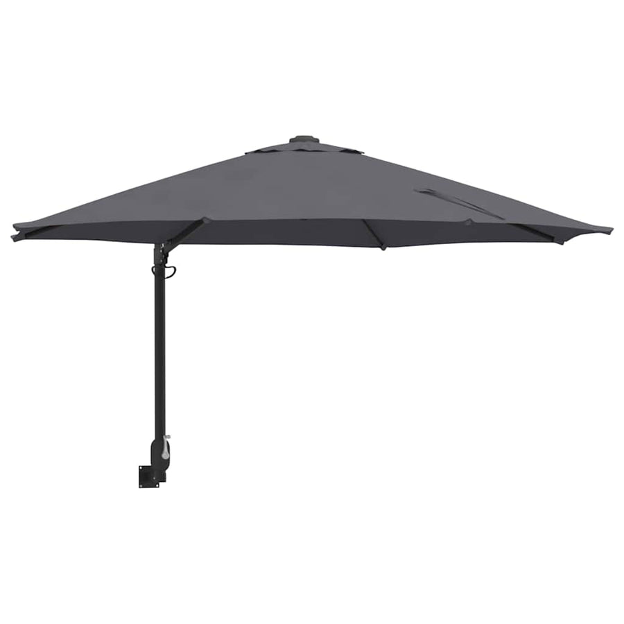 Tuinparasol Antraciet 248 x 248 x 148 cm Polyester en staal
