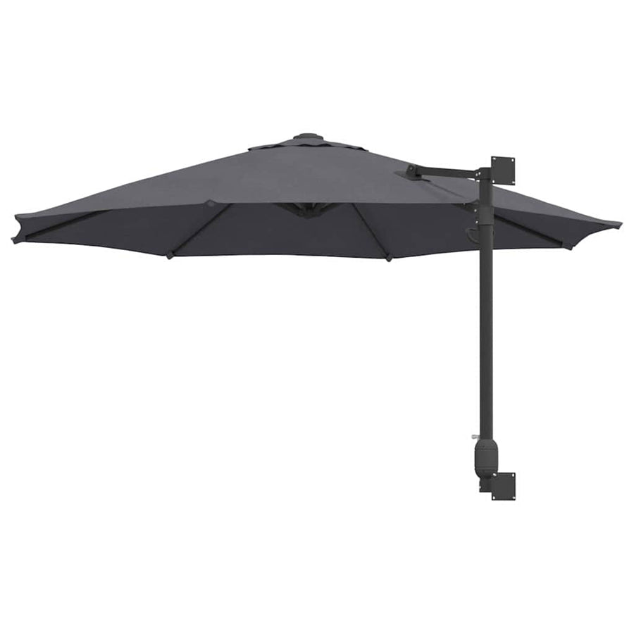 Tuinparasol Antraciet 248 x 248 x 148 cm Polyester en staal